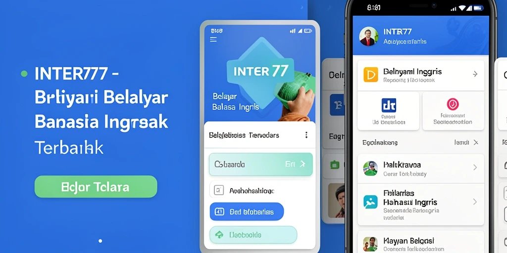 Tampilan antarmuka INTER77 yang menarik dan ramah pengguna.