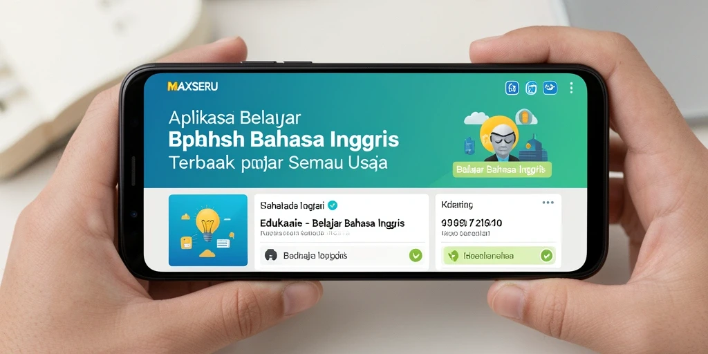 Antarmuka pengguna sederhana dan menarik dari MAXSERU.