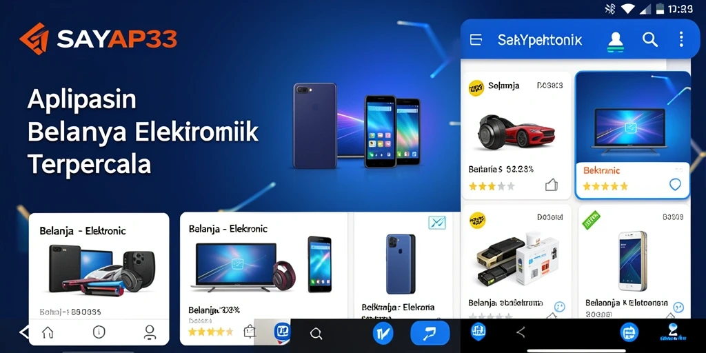 Tampilan antarmuka aplikasi SAYAP33 yang modern dan intuitif.