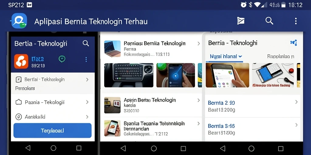 Tampilan antarmuka SP212 yang modern dan fungsional.