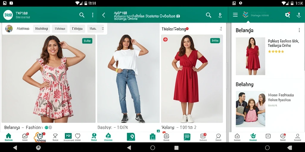 Tampilan utama TKP188 yang menawan untuk belanja fashion.