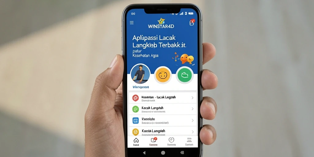 Tampilan antarmuka WINSTAR4D yang intuitif dan informatif.